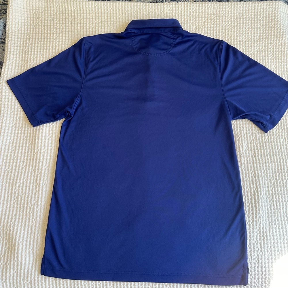Greg Norman Collection Blue Polo Shirt - Picture 8 of 10